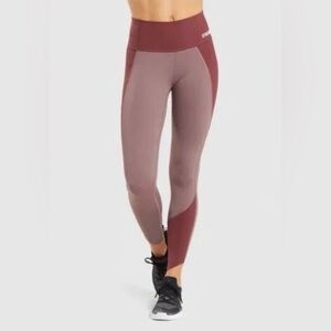 Gymshark Rose Taupe Euphoria High Waist Leggings Activewear Women's Sz Medium
